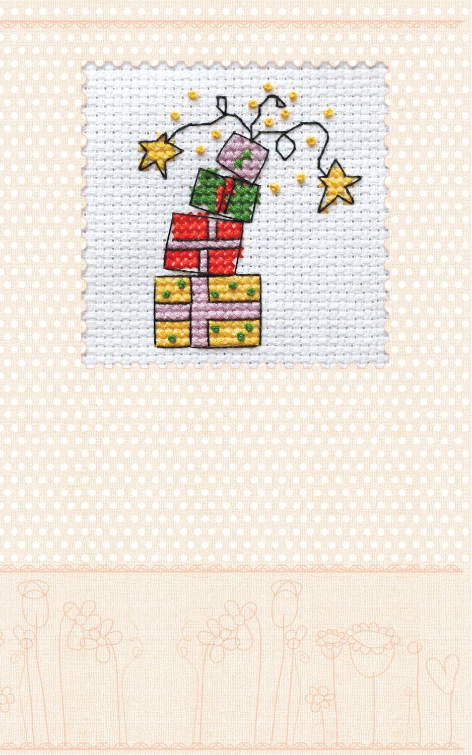 Postcards Cross Stitch Kit Postcard Cross-stitch kits Gifts firework
