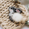 Brooch Embroidery Kit Decoration Bunny