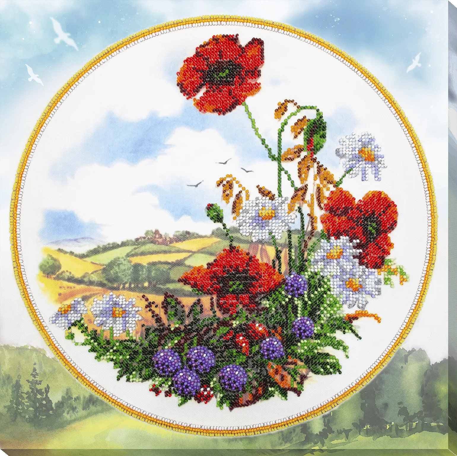 Bead Embroidery Kit Main Bead Embroidery Kit Summer morning