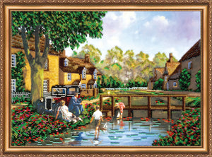 Bead Embroidery Kit Main Bead Embroidery Kit Sunday picnic