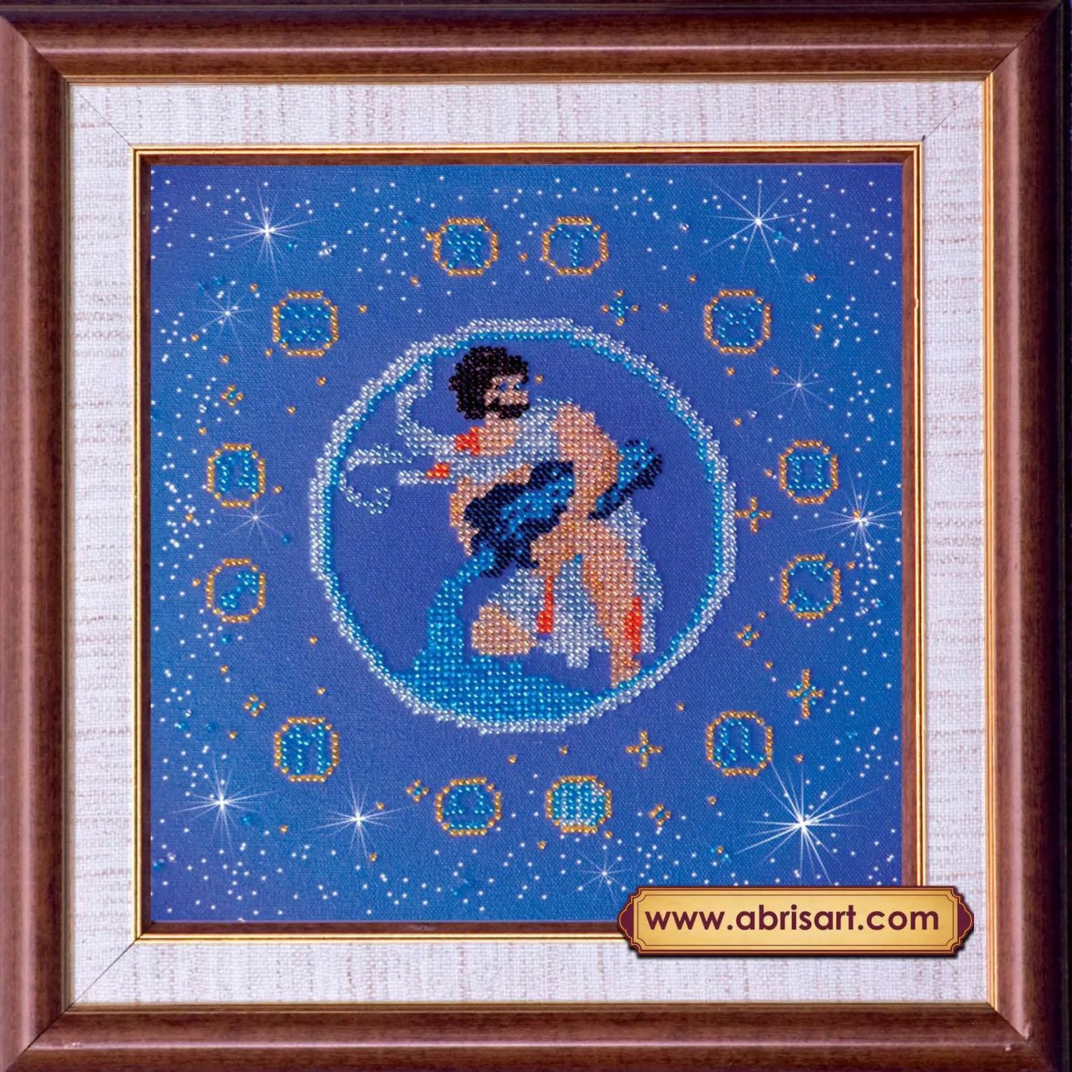 Bead Embroidery Kit Aquarius