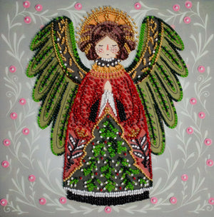 Bead Embroidery Kit Mid-sized bead embroidery kit Guardian of the Christmas Miracle
