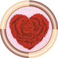 Bead Embroidery Kit Mini Bead embroidery kit Heart