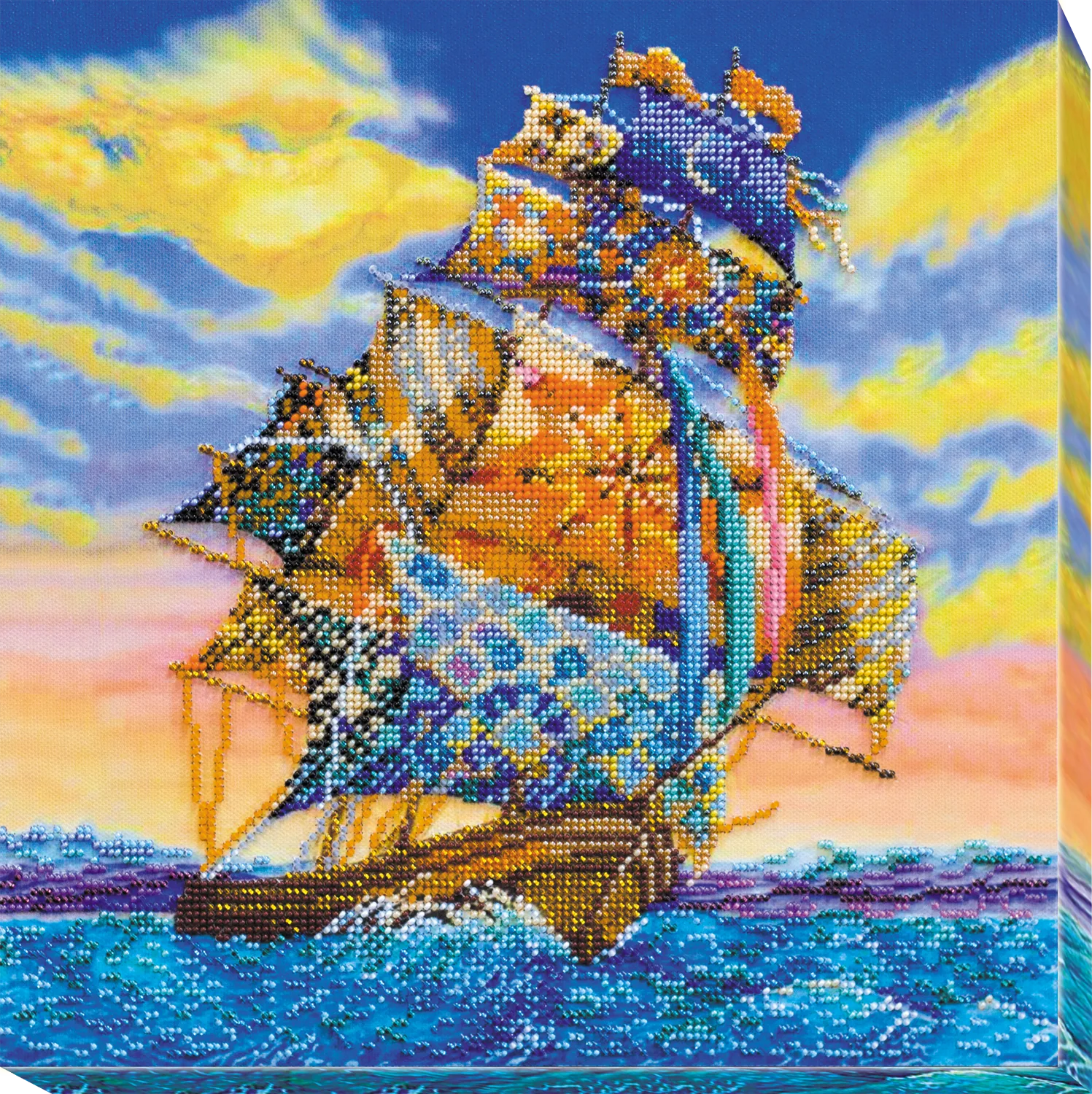 Bead Embroidery Kit Main Bead Embroidery Kit Оn all sails