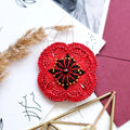 Brooch Embroidery Kit Decoration Poppy