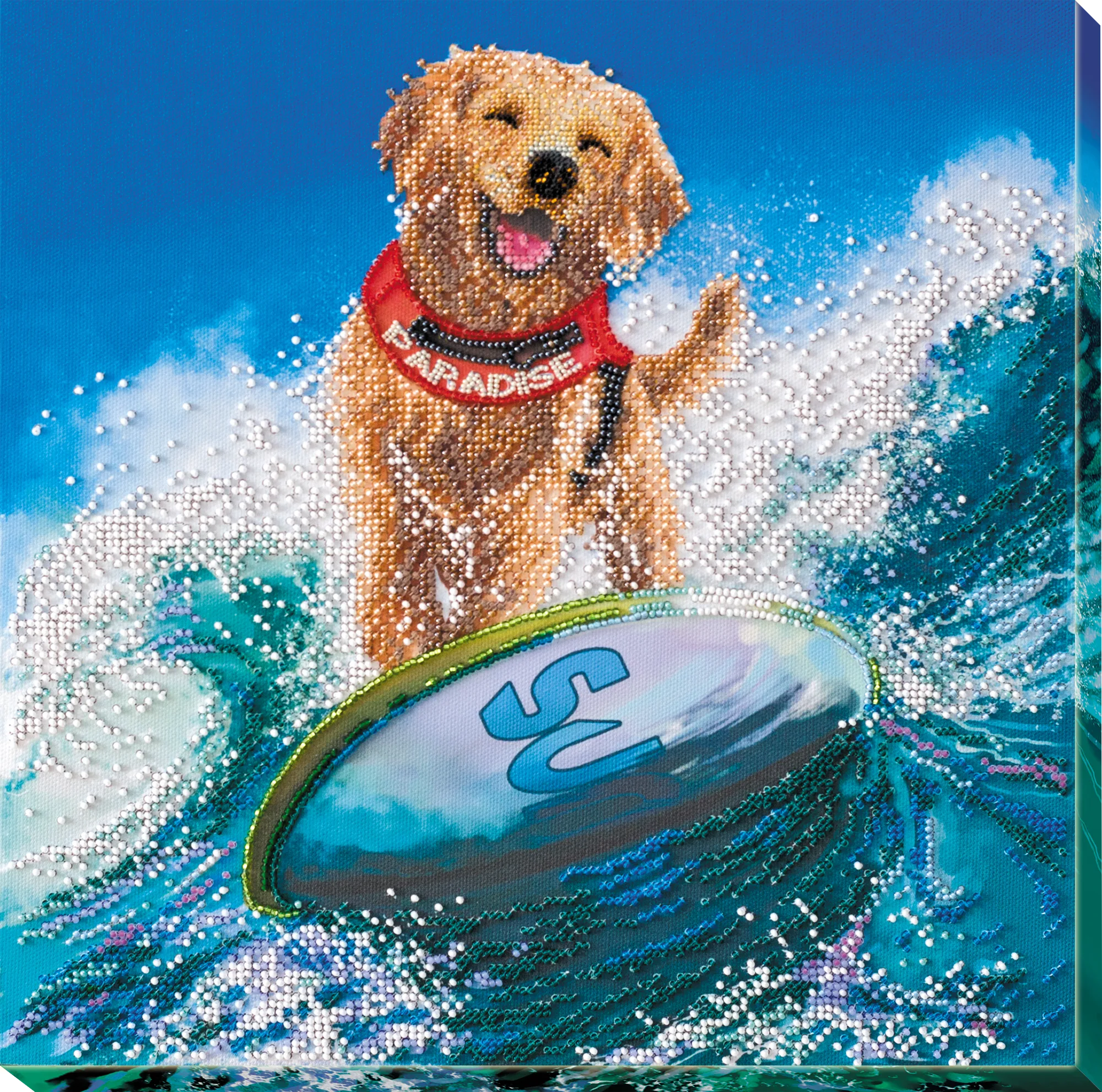 Bead Embroidery Kit Main Bead Embroidery Kit A sea of joy
