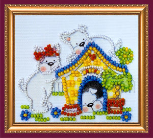Magnets Bead Embroidery Kit Magnets Bead embroidery kit Naughty children