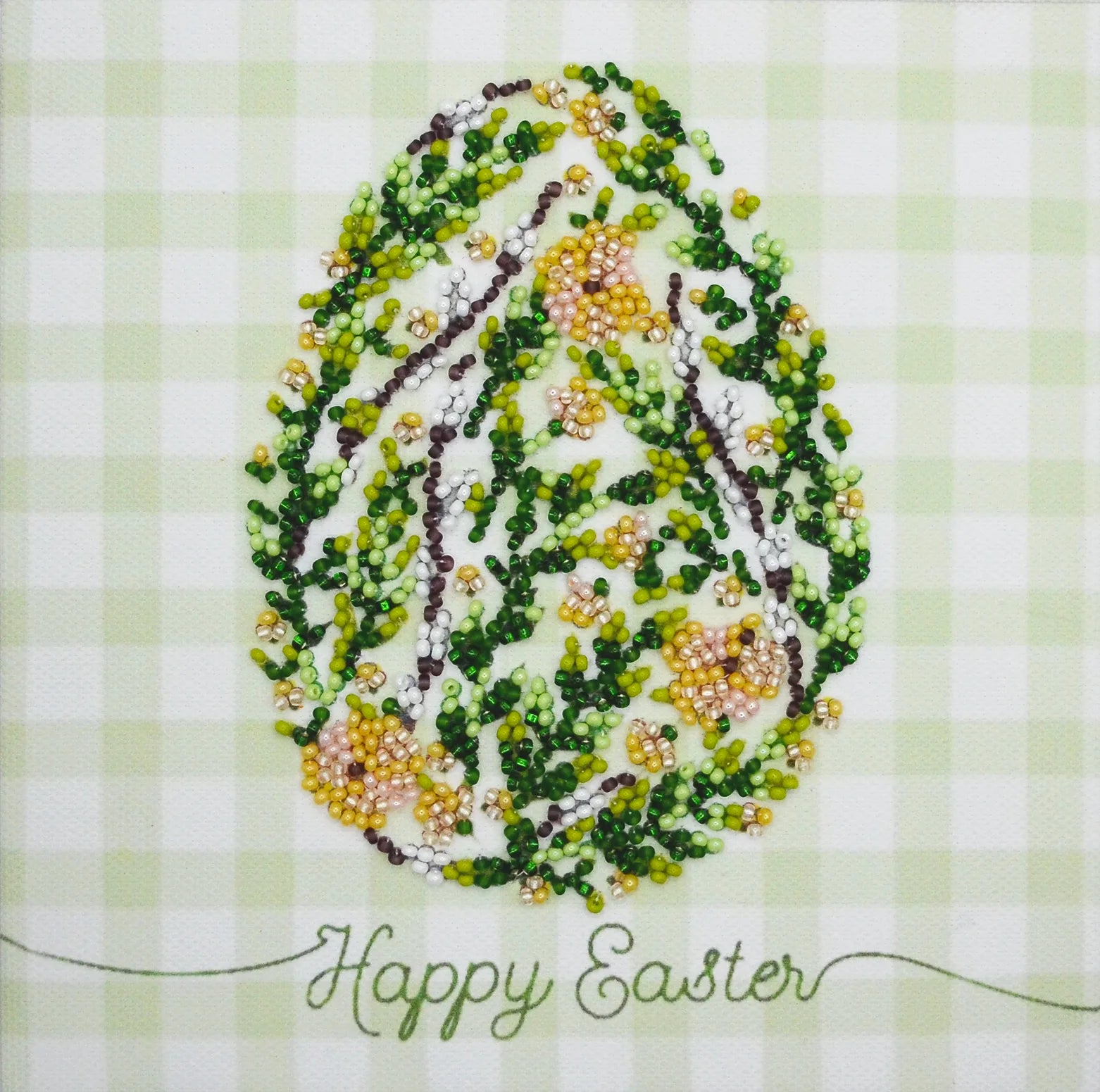 Bead Embroidery Kit Mini Bead embroidery kit Easter primrose