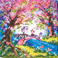 Bead Embroidery Kit Mid-sized bead embroidery kit Bridge into the spring