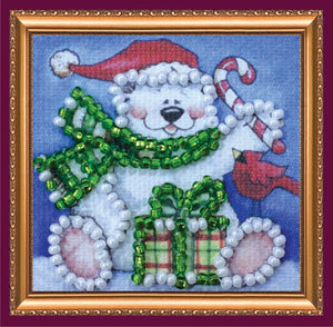 Magnets Bead Embroidery Kit Mini Magnets Bead embroidery kit Fun bear