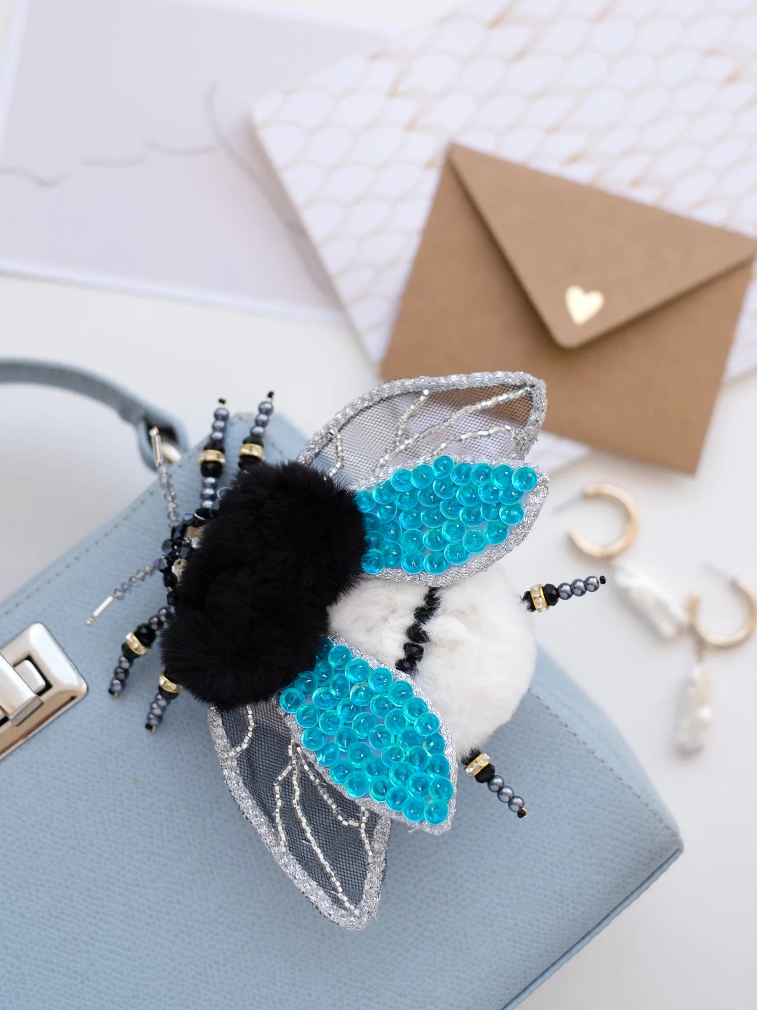 Brooch Embroidery Kit Decoration Fluffy dream