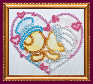 Magnets Bead Embroidery Kit Magnets Bead embroidery kit Just married bears