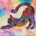 Bead Embroidery Kit Mid-sized bead embroidery kit Playful kitten