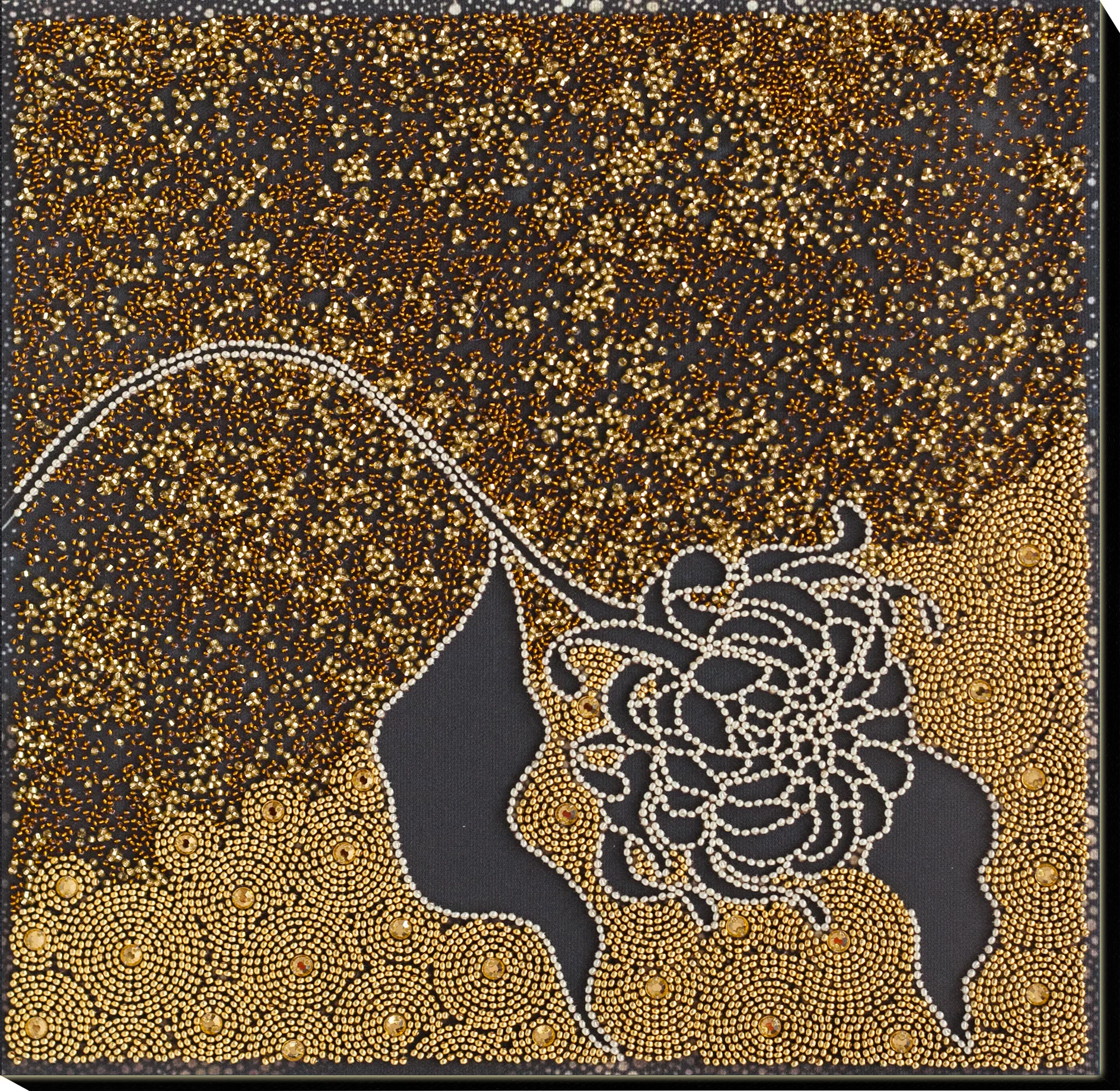 Bead Embroidery Kit Main Bead Embroidery Kit Black chrysanthemum