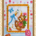 Postcards Bead Embroidery Kit Postcard Bead embroidery kit Beloved daughter