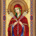 Bead Embroidery Kit Main Bead Embroidery Kit Icon of the Mother of «Seven Arrows»