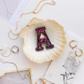 Brooch Embroidery Kit Decoration Letter "A"