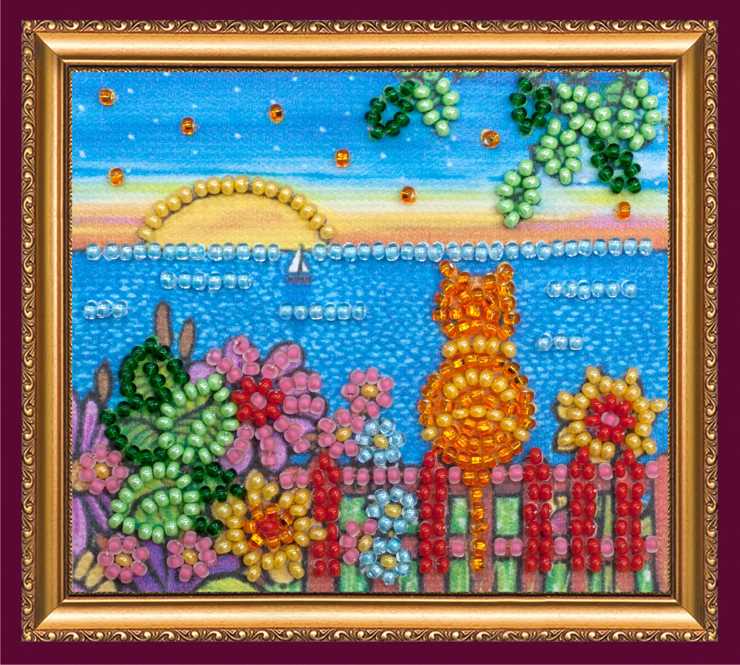 Magnets Bead Embroidery Kit Magnets Bead embroidery kit Summer evening