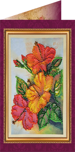Postcards Bead Embroidery Kit Postcard Bead embroidery kit Happy 8th of March (Women's Day) – 7