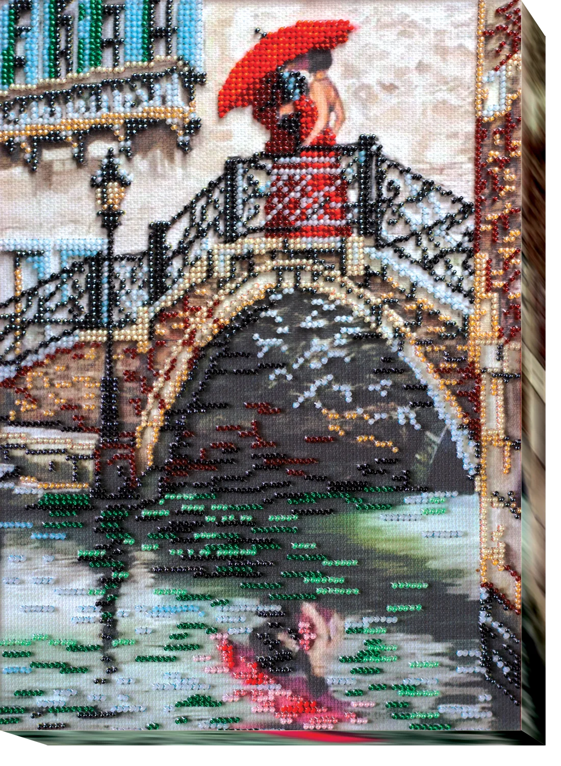 Bead Embroidery Kit Micro Beads Embroidery Kit Reflection in the water