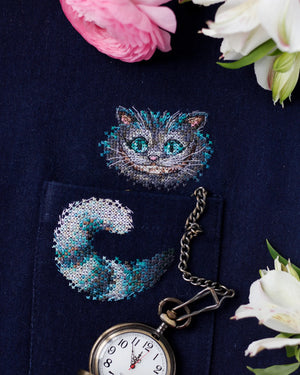 Cross Stitch Kit On Clothes Cross-stitch kits Cheshire Cat-1