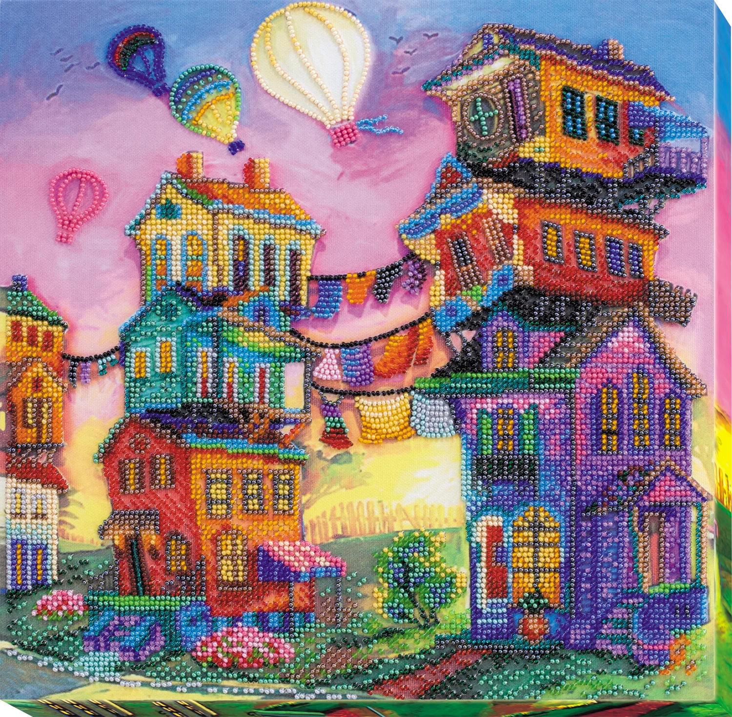 Bead Embroidery Kit Main Bead Embroidery Kit Under the colored skies