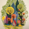 Cross Stitch Kit Cross-stitch kits Cozy in the forest
