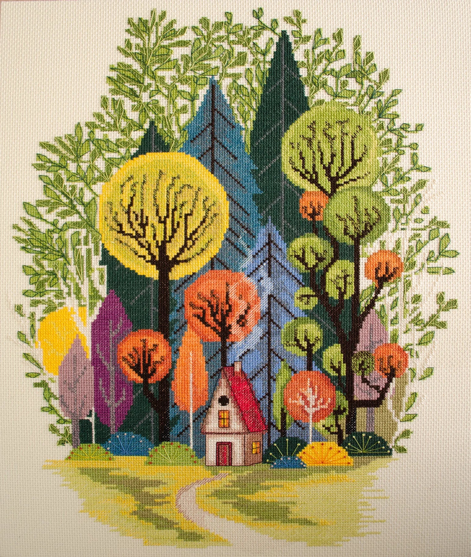 Cross Stitch Kit Cross-stitch kits Cozy in the forest
