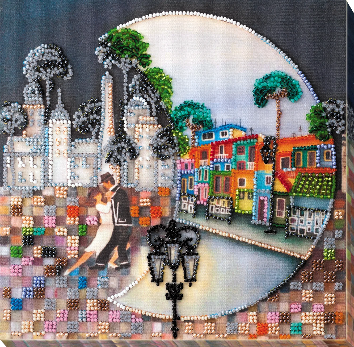 Bead Embroidery Kit Mid-sized bead embroidery kit La Boca