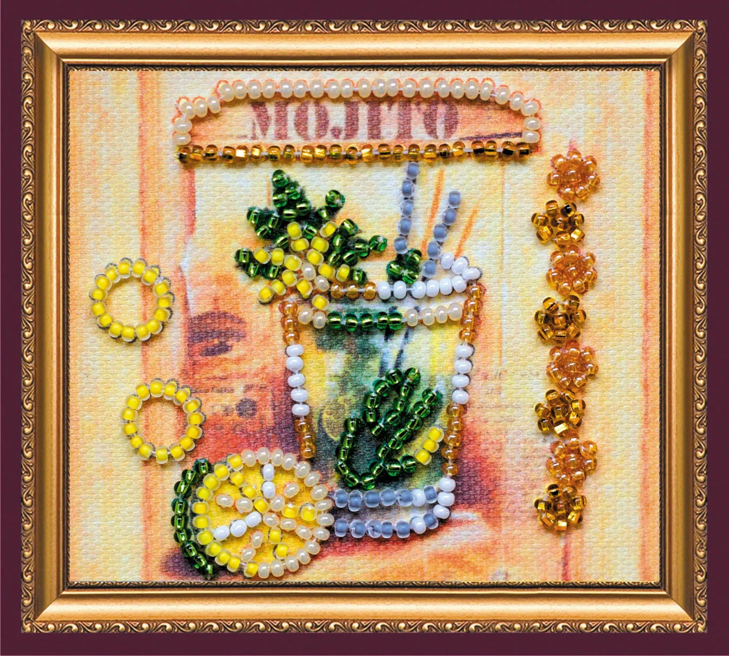 Magnets Bead Embroidery Kit Magnets Bead embroidery kit Mojito