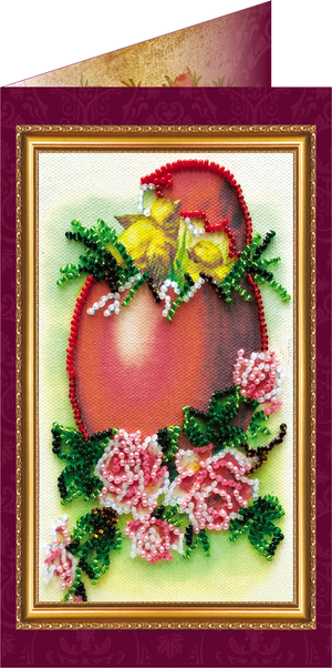 Postcards Bead Embroidery Kit Postcard Bead embroidery kit Easter – 5