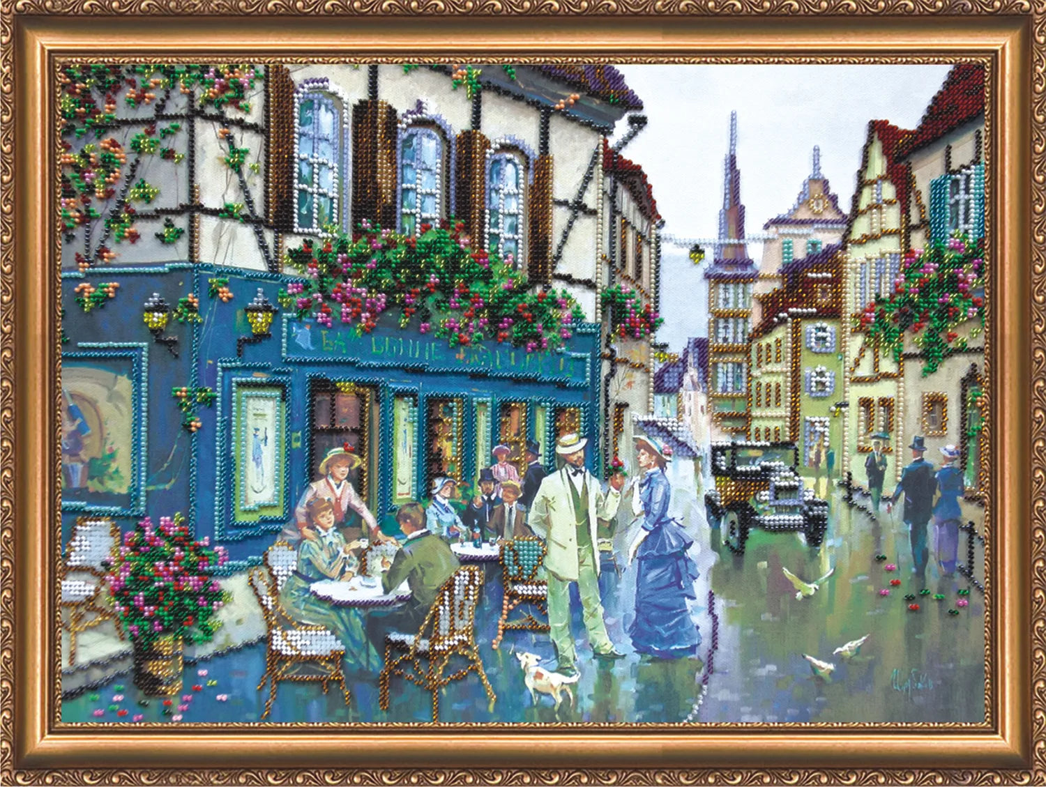 Bead Embroidery Kit Main Bead Embroidery Kit The elegant century