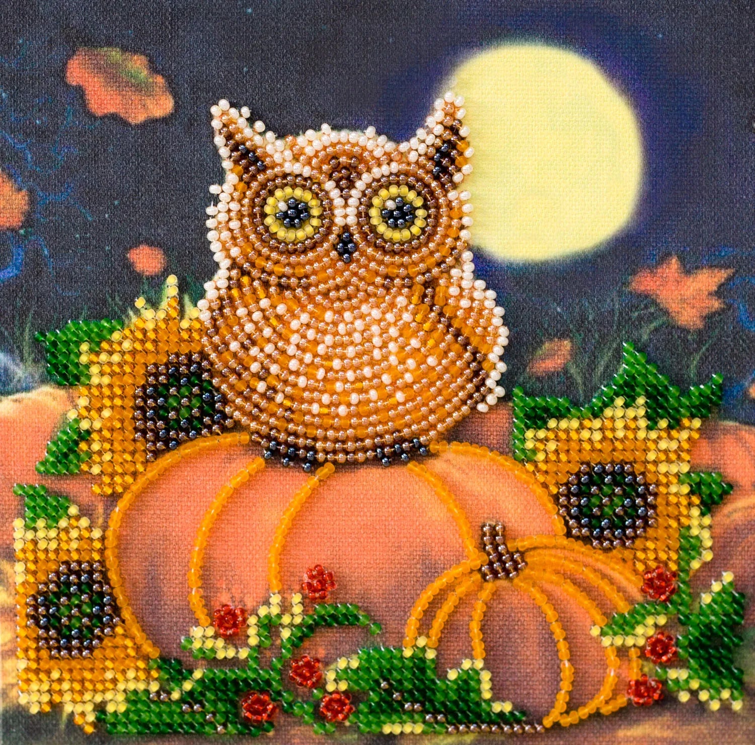Bead Embroidery Kit Mini Bead embroidery kit Night guest