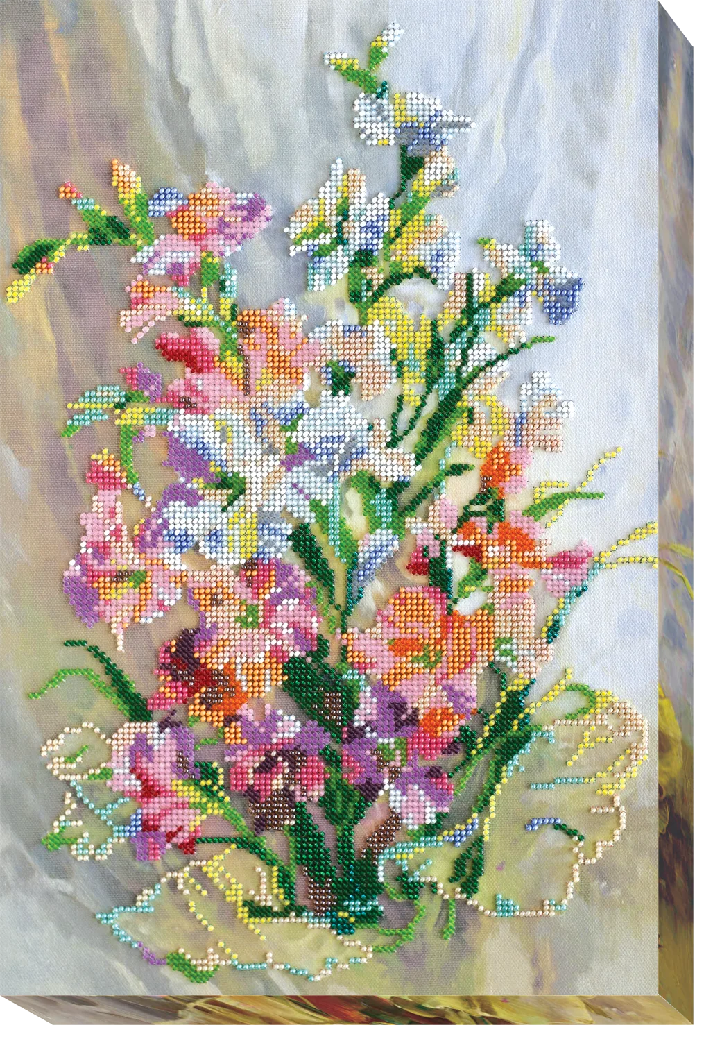 Bead Embroidery Kit Main Bead Embroidery Kit Gladioluses