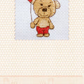 Postcards Cross Stitch Kit Valentine's Teddy