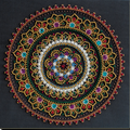 Bead Embroidery Kit Main Bead Embroidery Kit Mandala