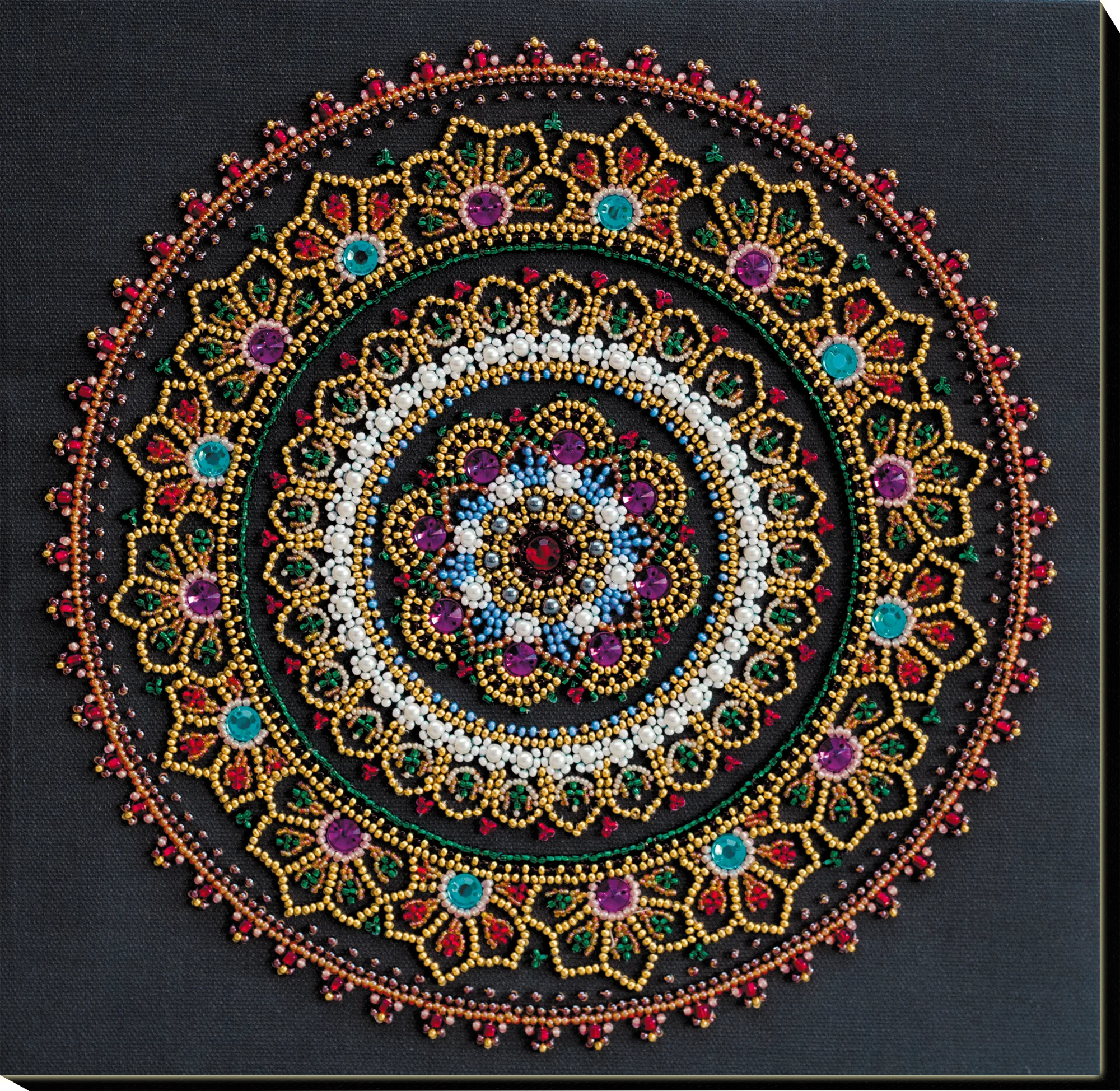 Bead Embroidery Kit Main Bead Embroidery Kit Mandala
