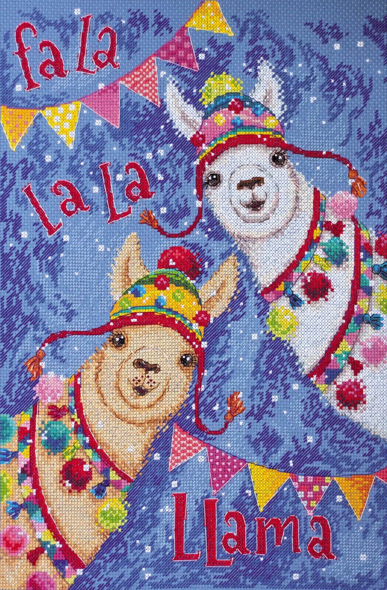 Cross Stitch Kit Cross-stitch kits La la llamas