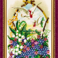 Postcards Bead Embroidery Kit Postcard Bead embroidery kit Happy Angel Day – 1