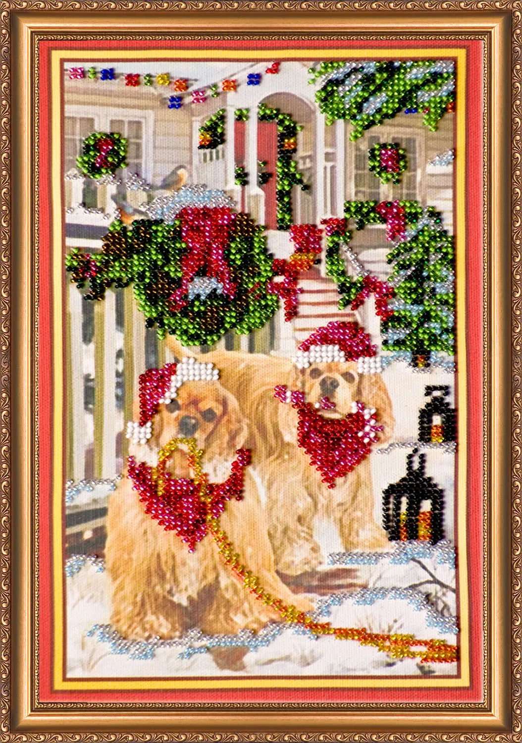 Bead Embroidery Kit Main Bead Embroidery Kit Christmas Morning