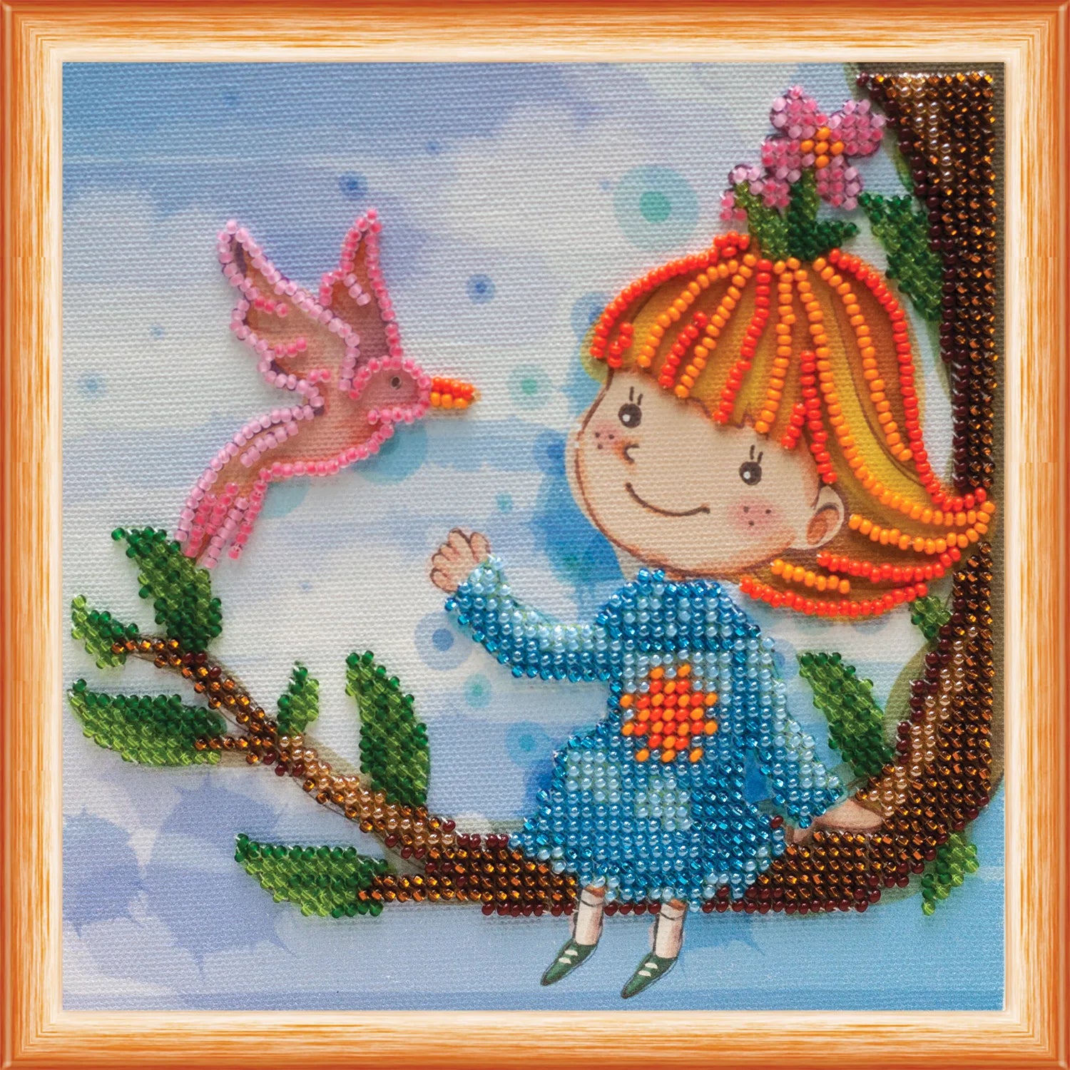 Bead Embroidery Kit On a twig