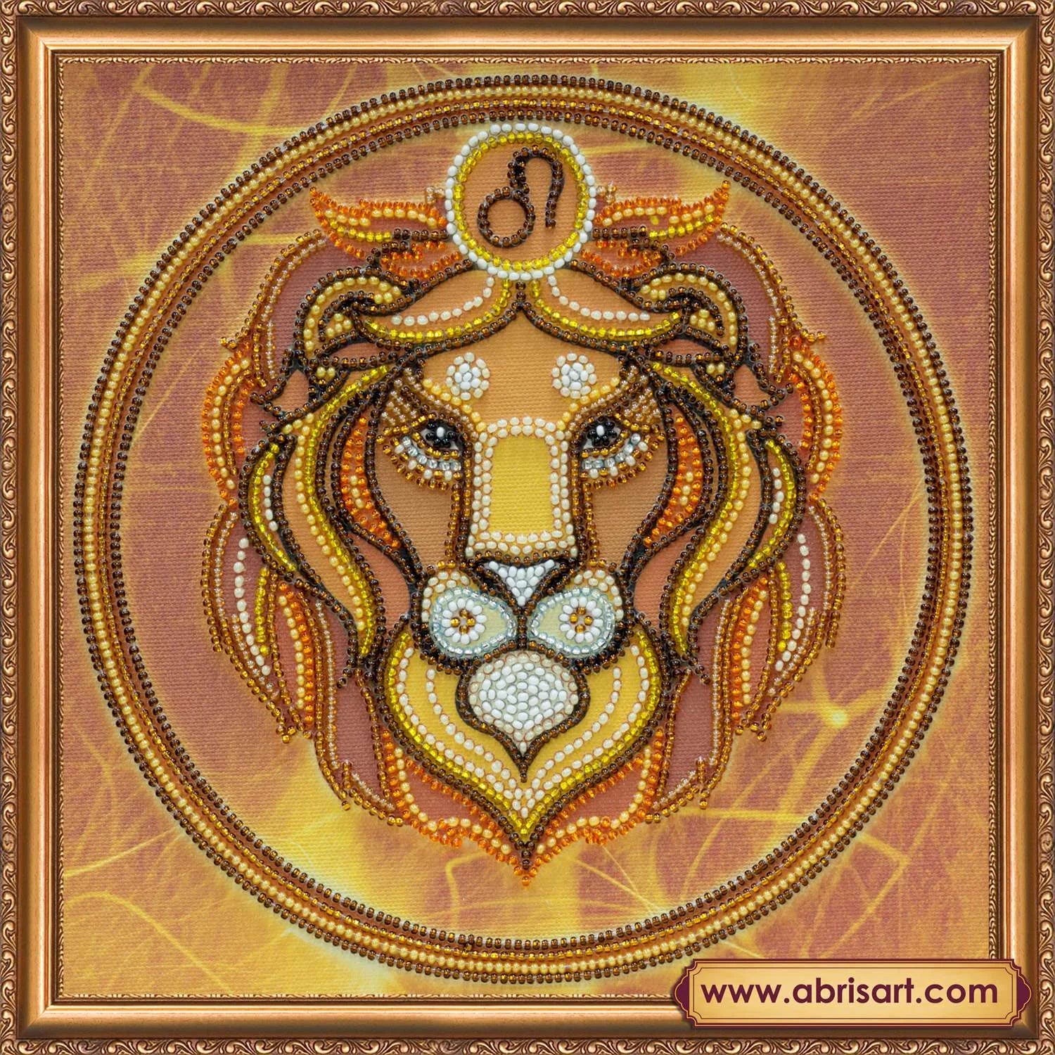 Bead Embroidery Kit Main Bead Embroidery Kit Leo