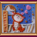 Magnets Bead Embroidery Kit Magnets Bead embroidery kit Cat in love