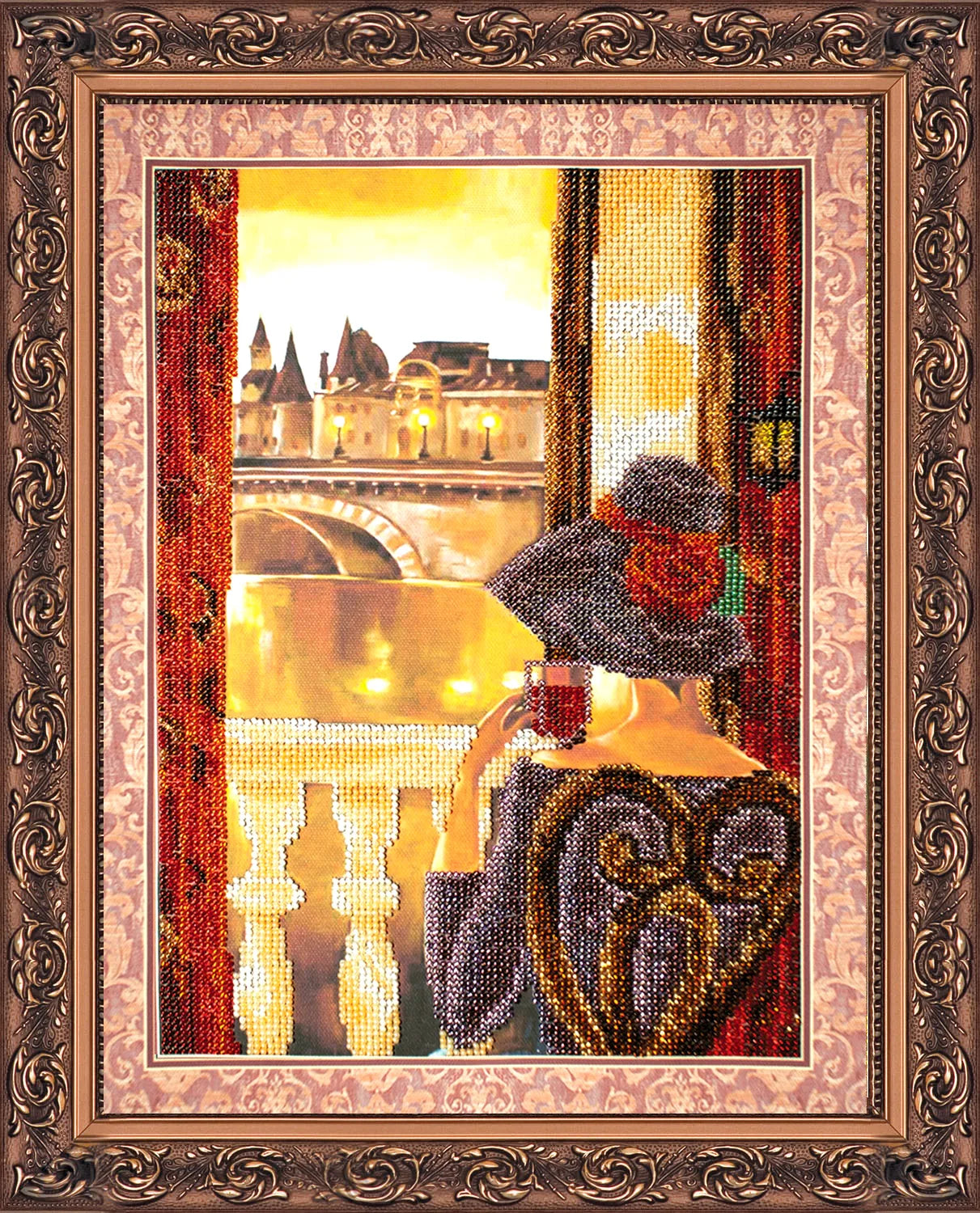 Bead Embroidery Kit Main Bead Embroidery Kit Mulled Wine