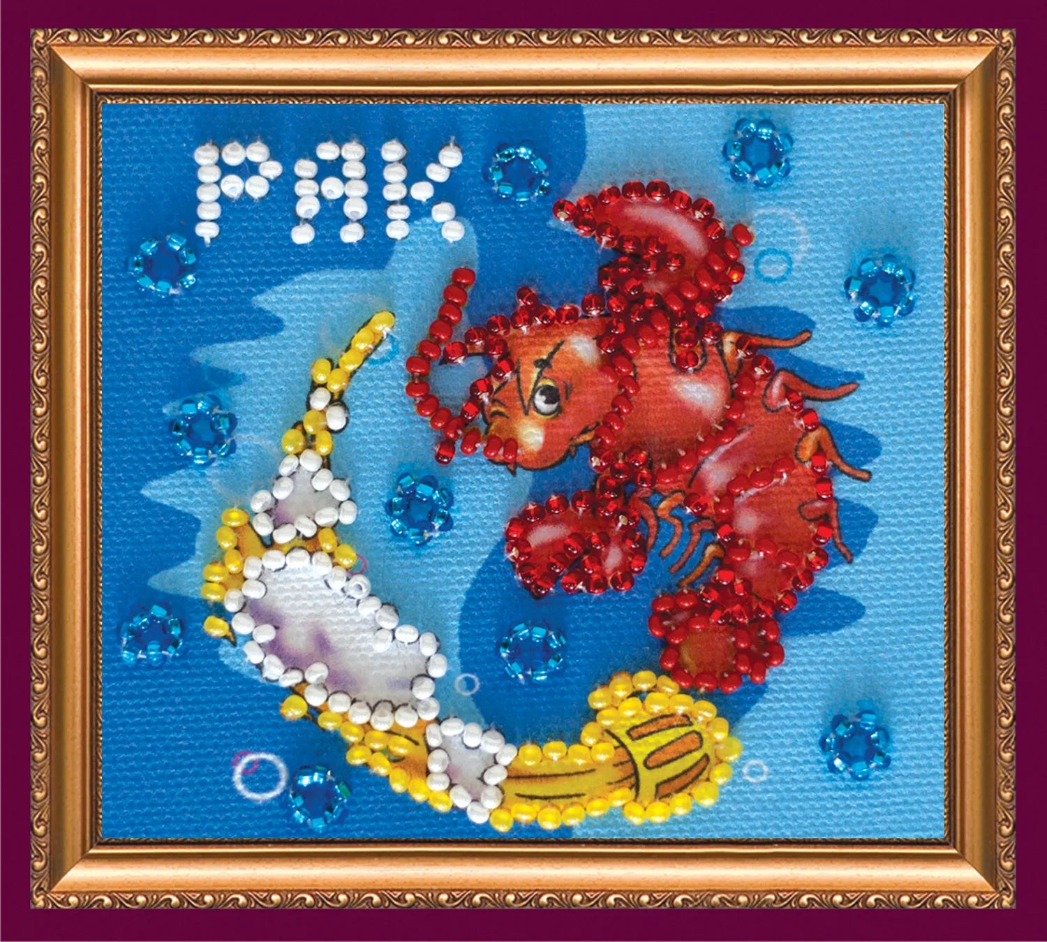 Magnets Bead Embroidery Kit Magnets Bead embroidery kit Cancer