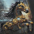 Bead Embroidery Kit Mid-sized bead embroidery kit Thunder of Darkness