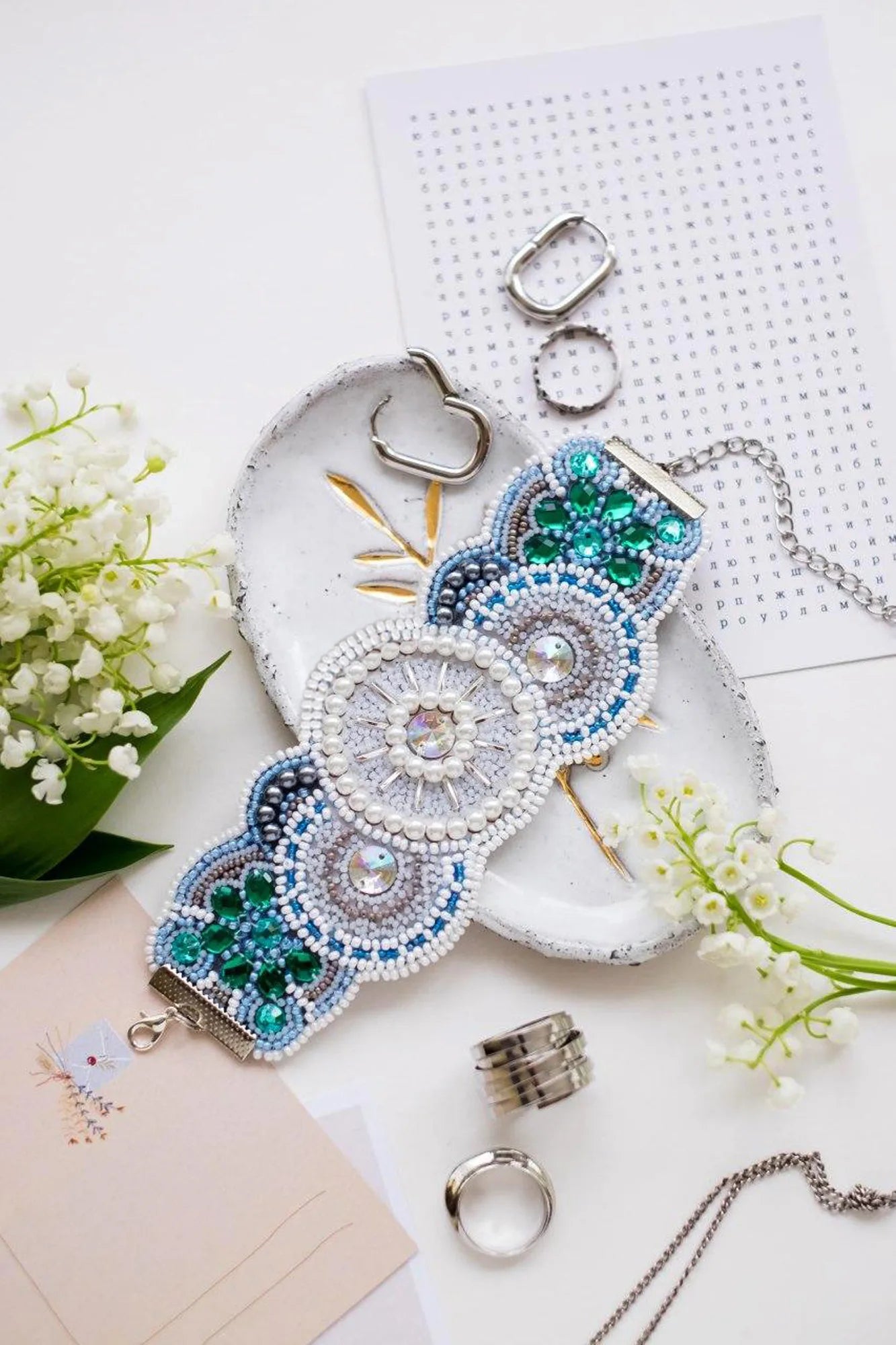 Bracelet Embroidery Kit Decoration Arabesque