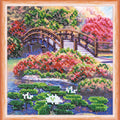 Bead Embroidery Kit Mini Bead embroidery kit Flowers in the pond