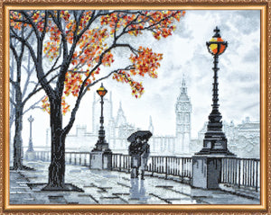 Bead Embroidery Kit Main Bead Embroidery Kit Autumn embankment