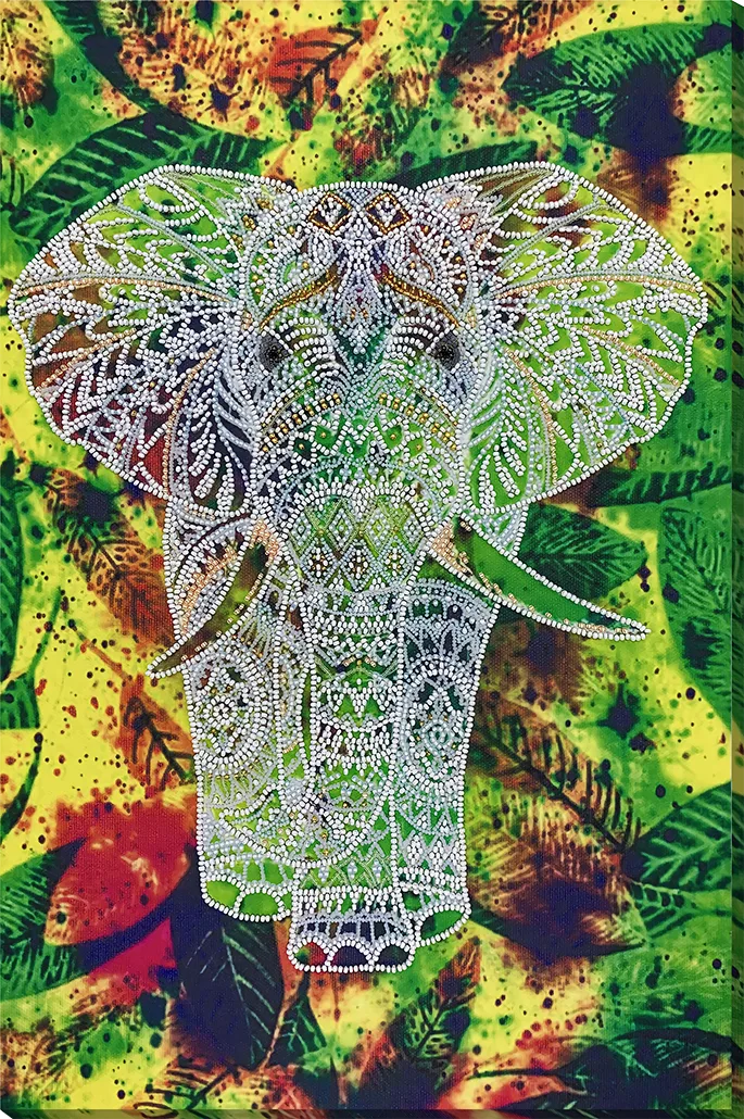 Bead Embroidery Kit Main Bead Embroidery Kit Jungle Song